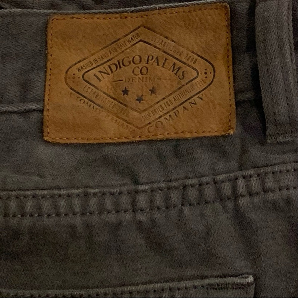 Indigo Palms Co Denim Tommy Bahama Company Brown Classic Fit 35/34 Jeans Casual - Picture 7 of 7